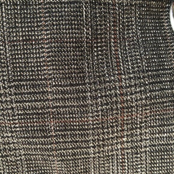 Dalia Collection Modern Fit, Brown/Black plaid, pants, cropped ankle, Sz: 10 - Picture 1 of 11